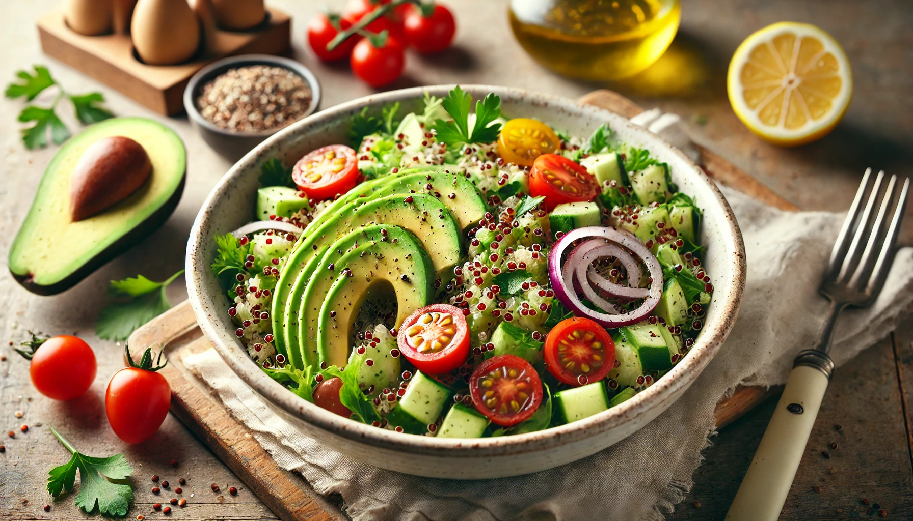 Quinoa and Avocado Salad: A Nutrient-Packed Delight